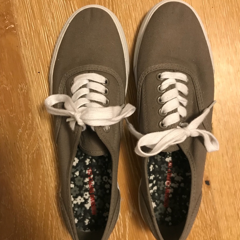 Grey sneakers